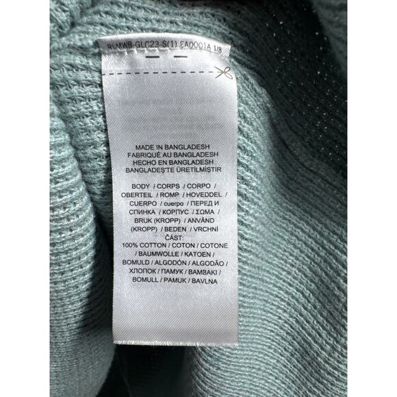 LRL Lauren Ralph Lauren Waffle Knit Cotton Hooded Pullover Sweater Top Size XL - Picture 6 of 7